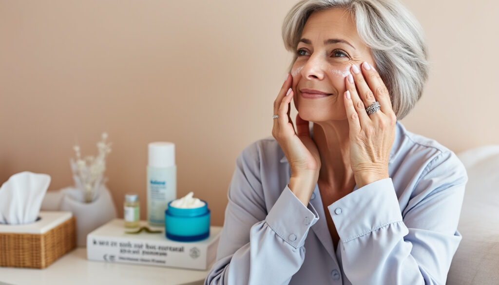 Apaisez les rougeurs et abaissez le cortisol : découvrez la crème hydratante parfaite pour la ménopause après 50 ans